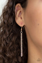 Load image into Gallery viewer, Paparazzi Accessories ✽ A PINEAPPLE a Day - Rose Gold Necklace✽Flat Rate Ship $4.50✽

