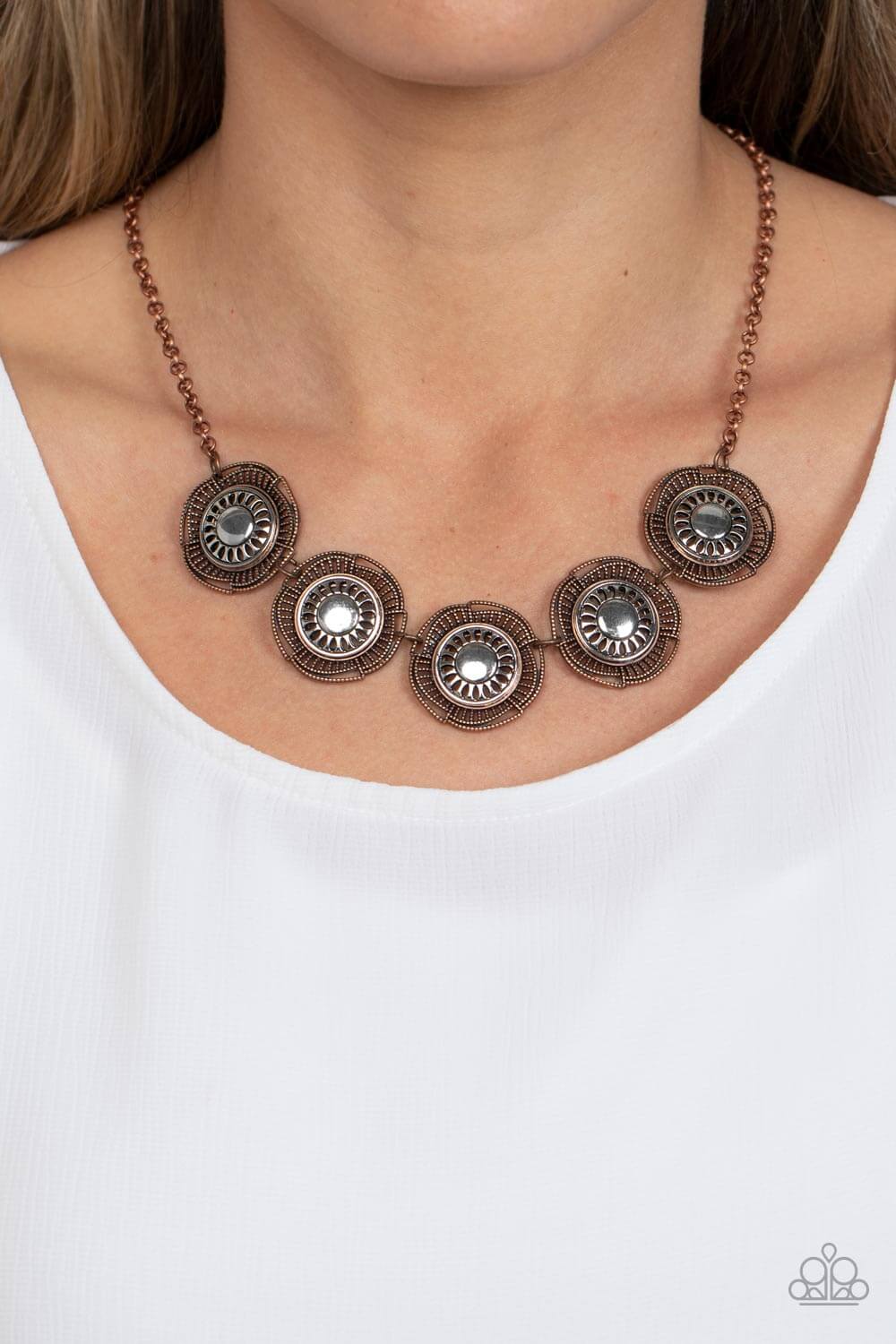 Paparazzi Accessories ❋Desert Décor - Copper Necklace❋ Flat Rate Ship $4.50❋ - Image #2