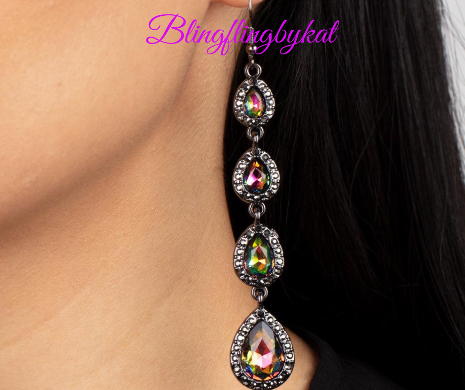 Paparazzi Accessories ❋Confidently Classy - Multi Earrings❋ Flat Rate Ship $4.50❋ - Image #2