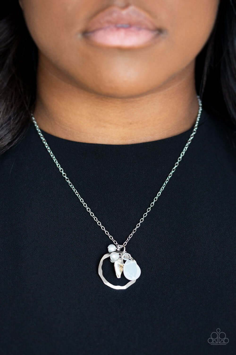 Paparazzi Accessories ✽ Coastal Couture - Silver Necklace✽Flat Rate Ship $4.50✽ - Image #2