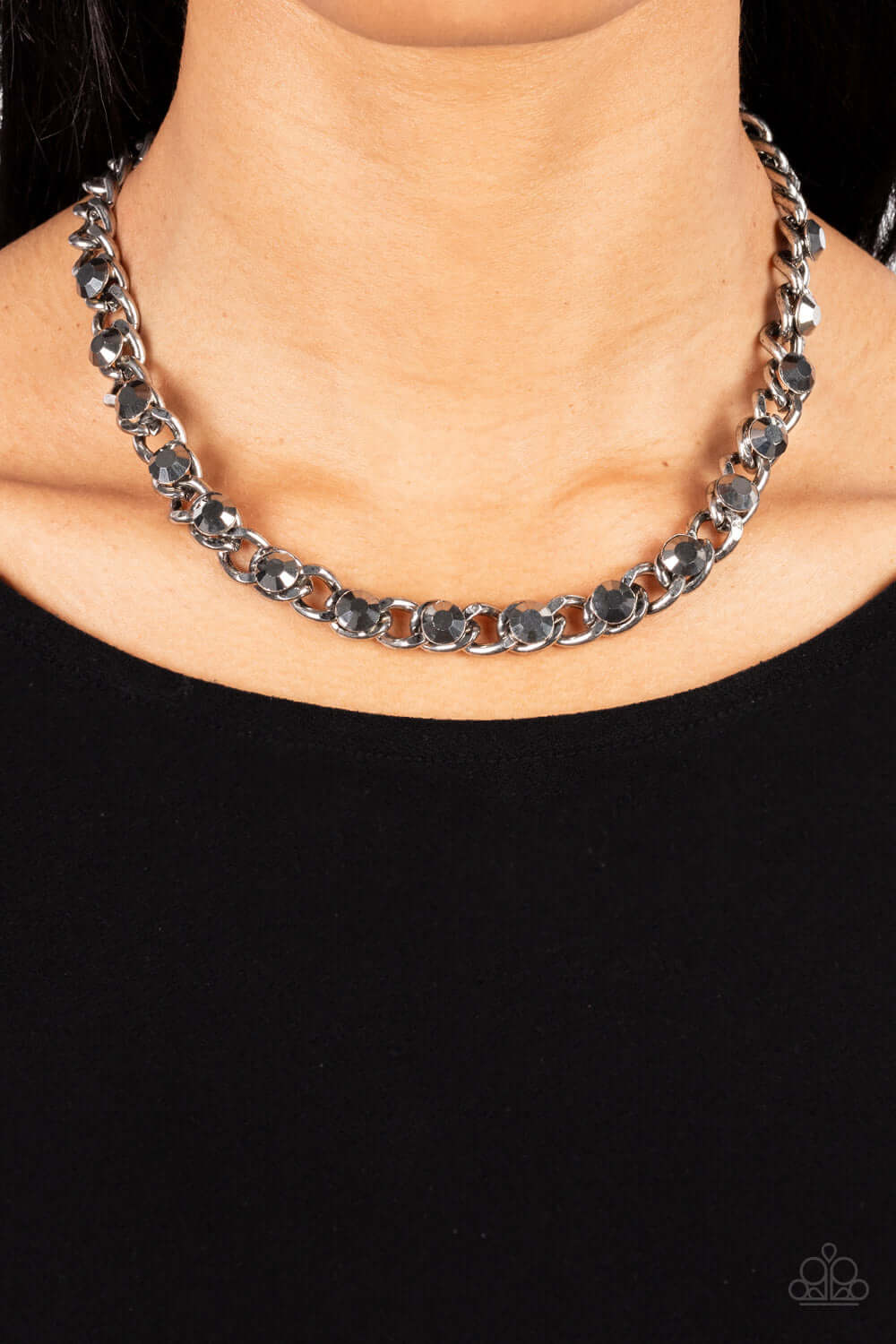 Paparazzi Accessories ❋Major Moxie - Silver Necklace❋ Flat Rate Ship $4.50❋ - Image #2