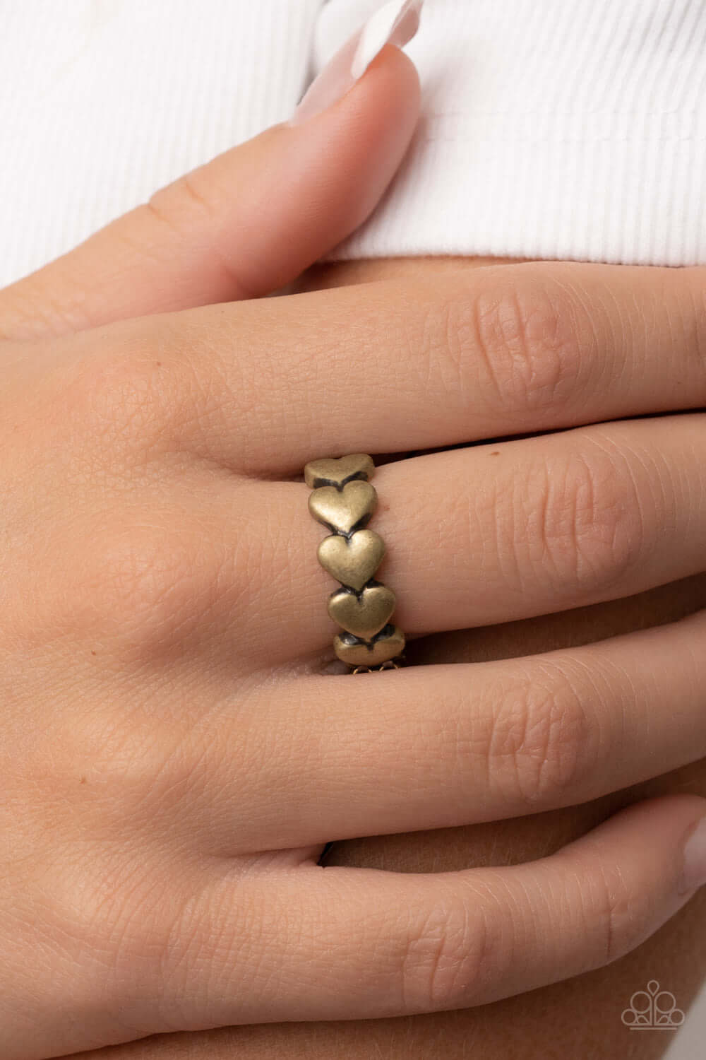 Paparazzi Accessories ❋Rhythm of Love - Brass Ring❋ Flat Rate Ship $4.50❋ - Image #2