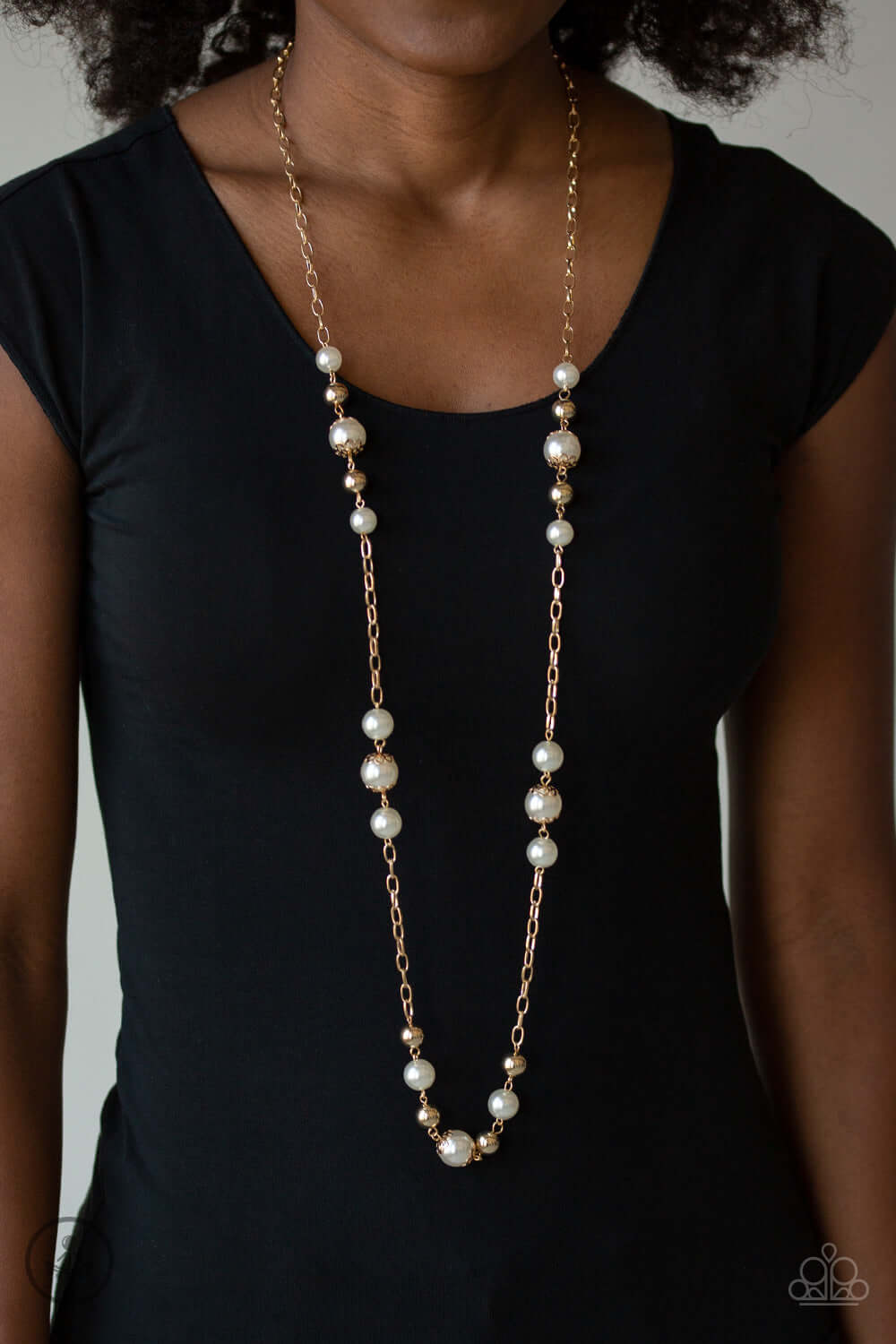 Paparazzi Accessories ❋Wall Street Waltz - Gold Necklace❋ Flat Rate Ship $4.50❋ - Image #2