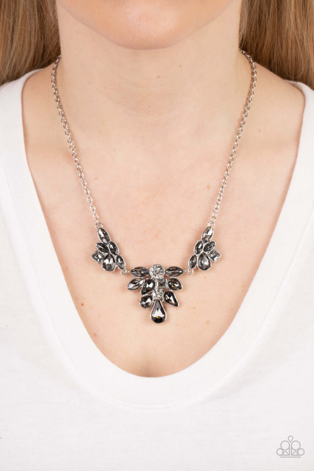 Paparazzi Accessories ❋Completely Captivated - Silver Necklace❋ Flat Rate Ship $4.50❋ - Image #2