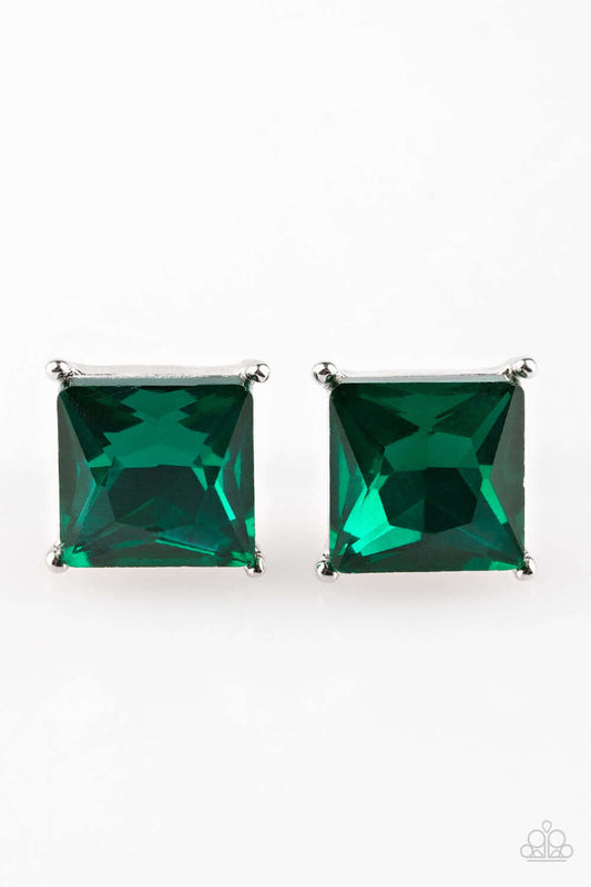 brought✽to✽you✽by✽blingflingbykat✽the-big-bang-green-post earrings✽paparazzi-accessories