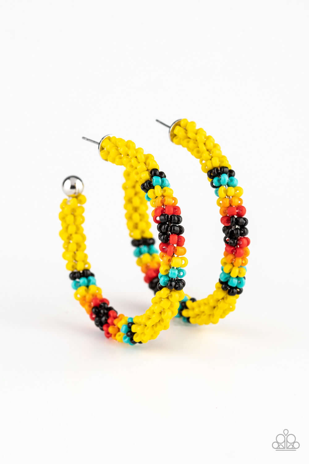 brought✽to✽you✽by✽blingflingbykat✽bodaciously-beaded-yellow-earrings✽paparazzi-accessories