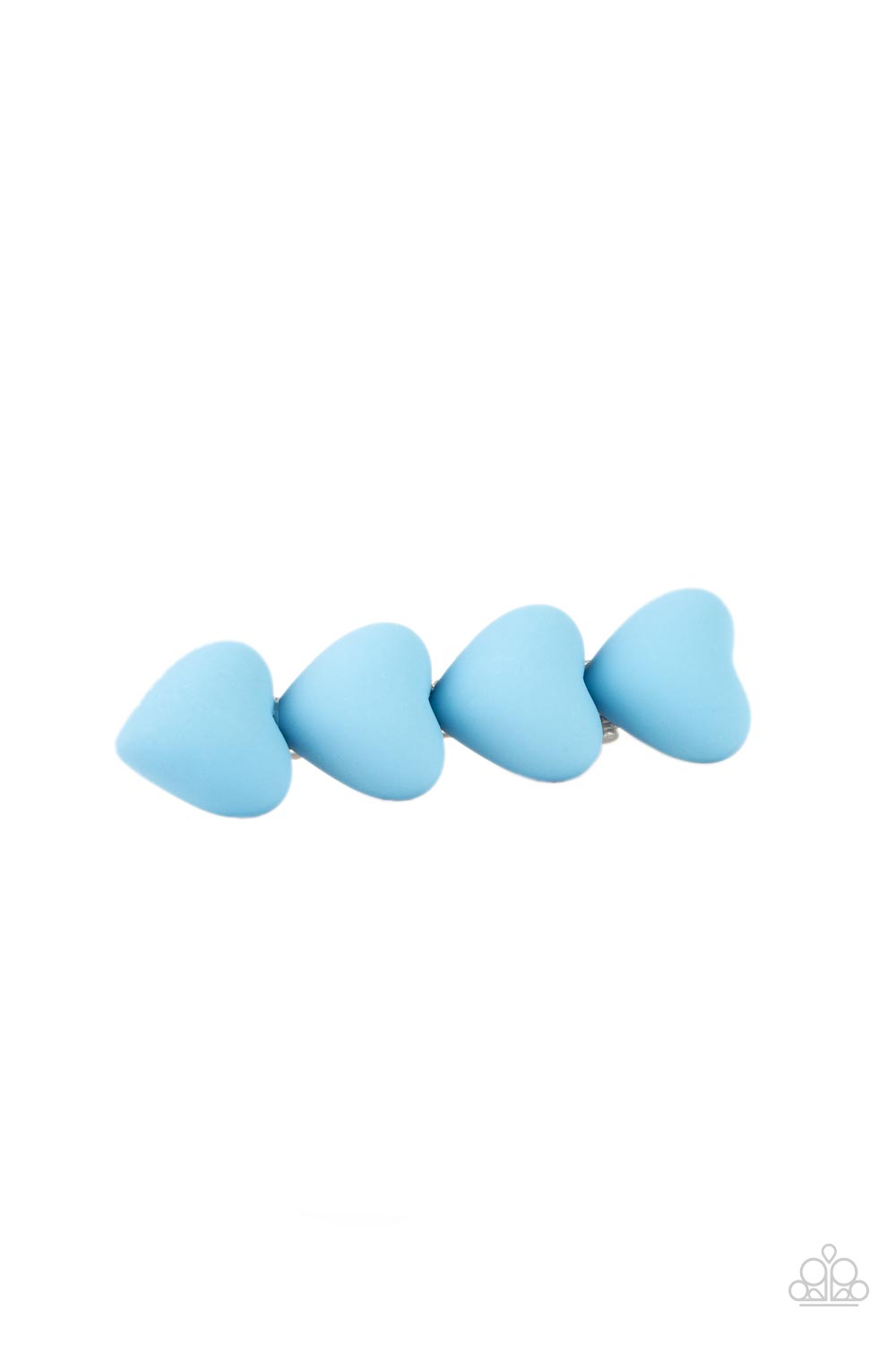 Paparazzi Accessories ❋HEART to Please - Blue Hair Clip❋ Flat Rate Ship $4.50❋ - Image #2