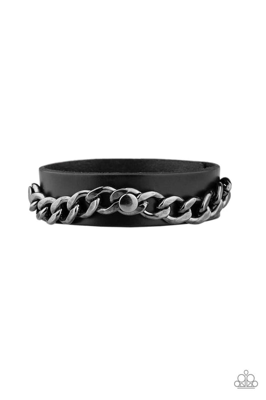 brought✽to✽you✽by✽blingflingbykat✽be-the-chainge-black-bracelet✽paparazzi-accessories
