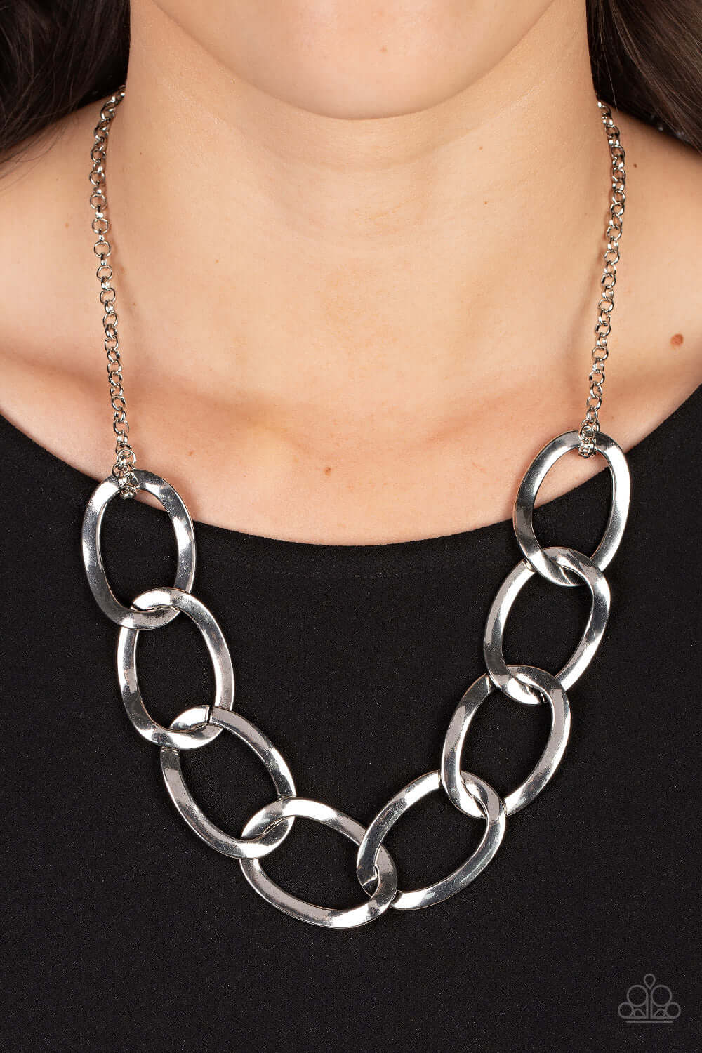 Paparazzi Accessories ❋Ive got the Power - Silver Necklace❋ Flat Rate Ship $4.50❋ - Image #2