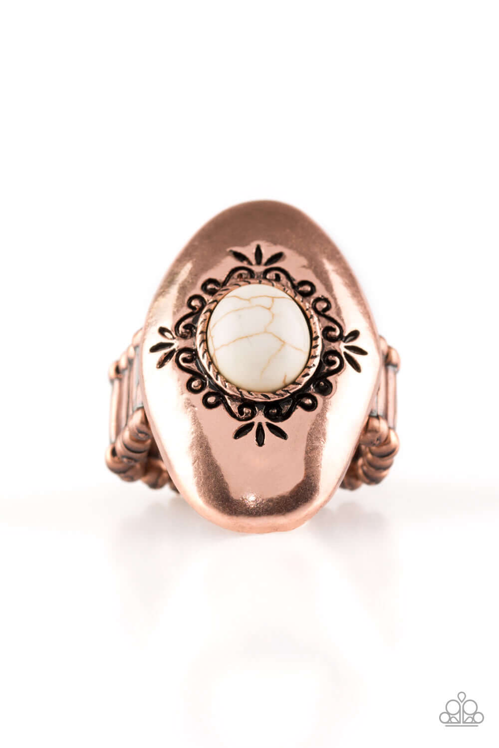 brought✽to✽you✽by✽blingflingbykat✽stone-gardens-copper-ring✽paparazzi-accessories