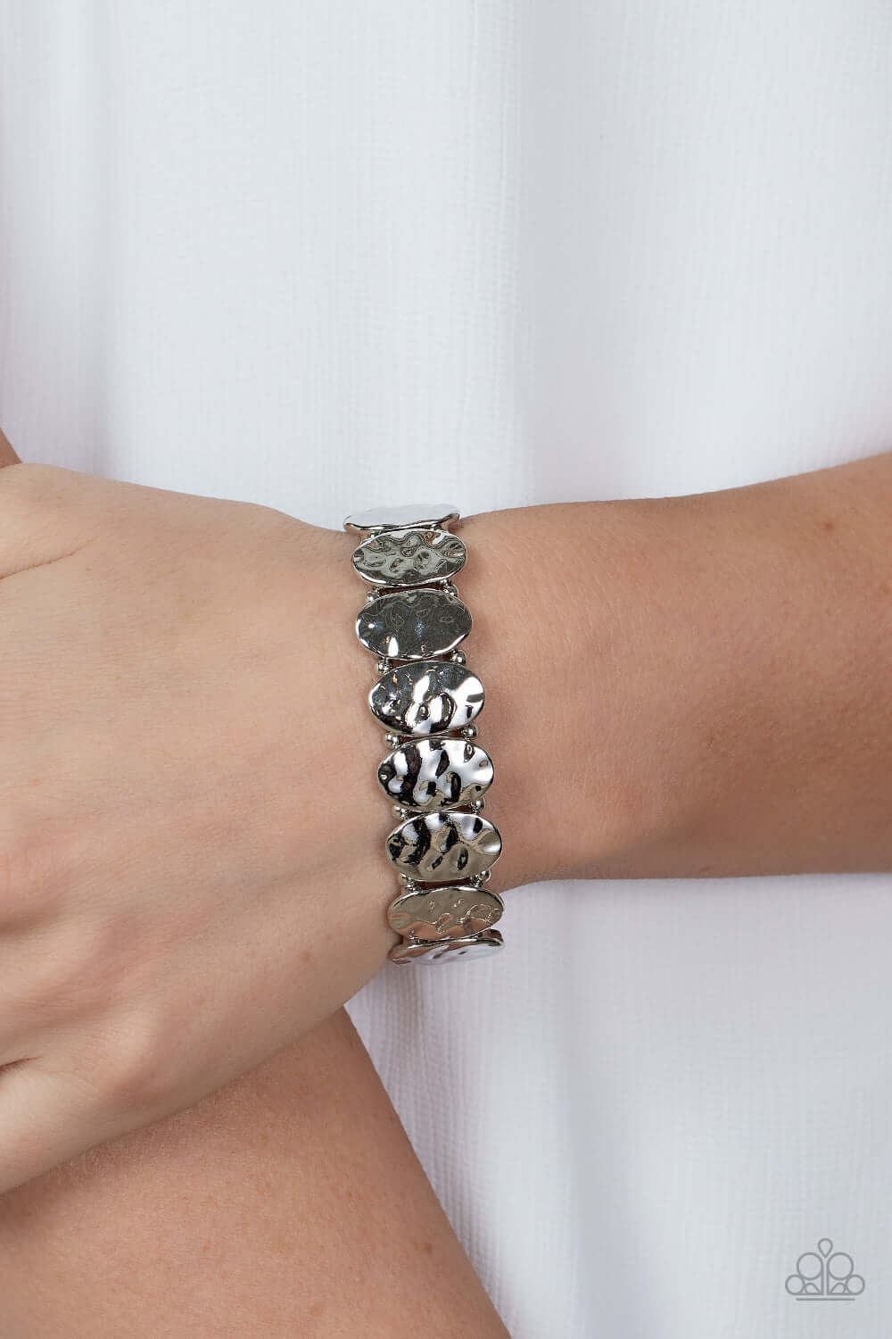 Paparazzi Accessories ❋Trinket Trek - Silver Bracelet❋ Flat Rate Ship $4.50❋ - Image #2