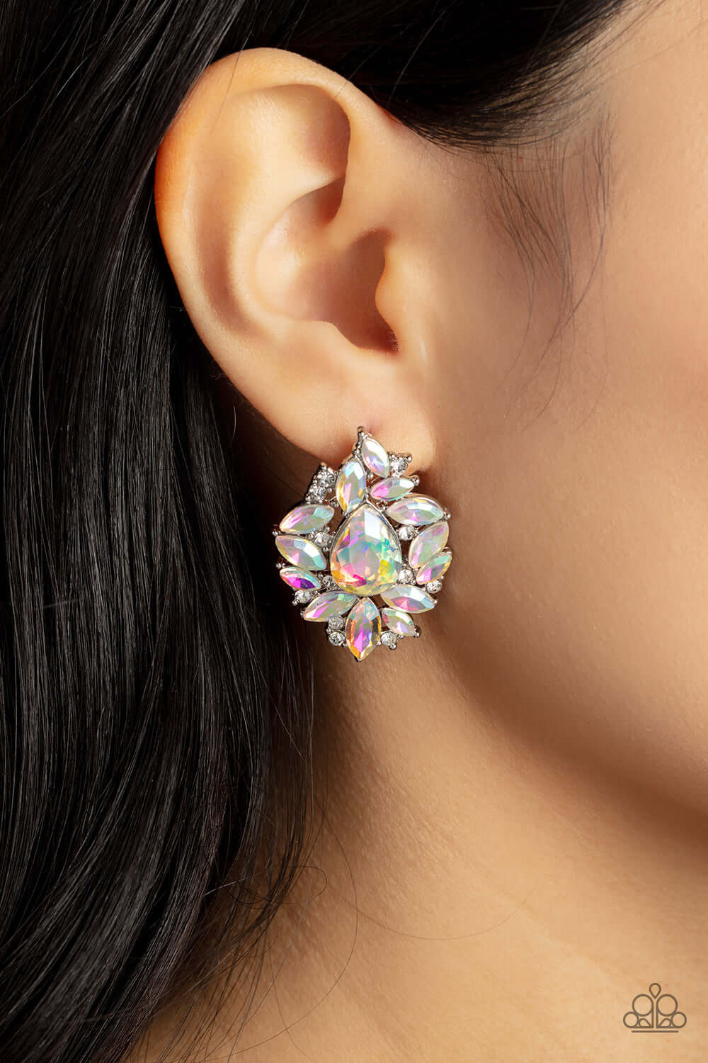 Paparazzi Accessories ❋We All Scream for Ice QUEEN - Multi Post Earrings❋ Flat Rate Ship $4.50❋ - Image #2