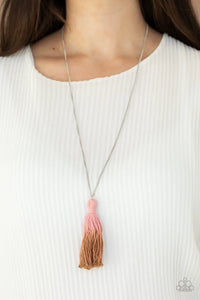 Paparazzi Accessories ✽ Totally Tasseled - Pink Necklace✽Flat Rate Ship $4.50✽ - Image #2