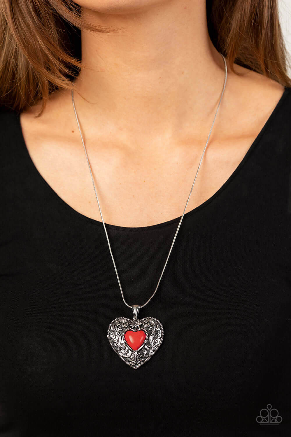 Paparazzi Accessories ❋Wholeheartedly Whimsical - Red Necklace❋ Flat Rate Ship $4.50❋ - Image #2
