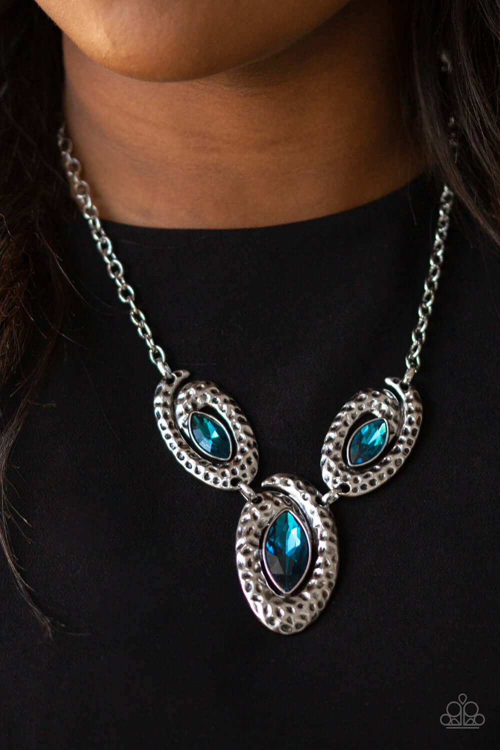Paparazzi Accessories ✽ Metro Mystique - Blue Necklace✽Flat Rate Ship $4.50✽ - Image #2