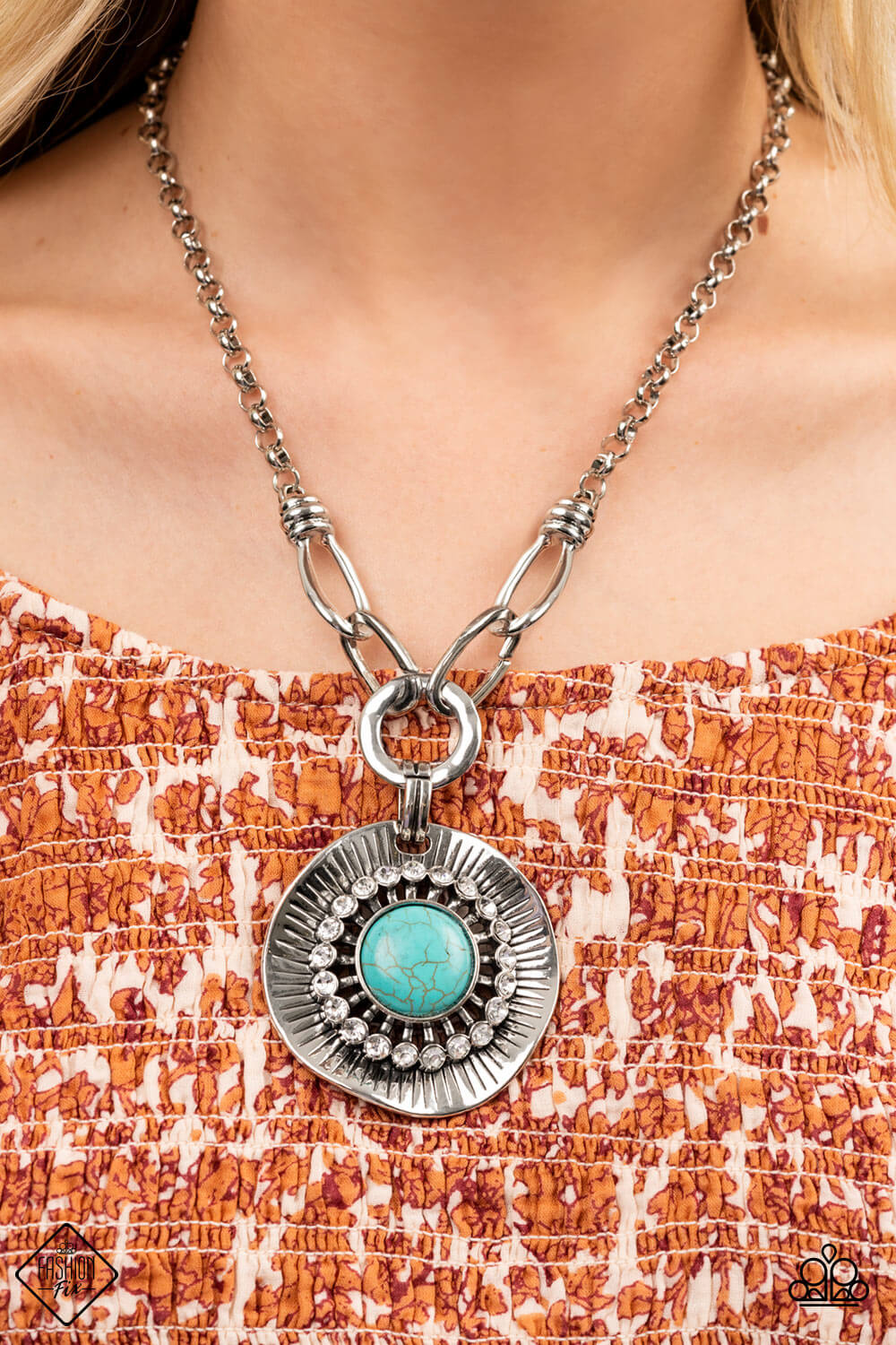 Paparazzi Accessories ❋Badlands Treasure Hunt - Blue Necklace❋ Flat Rate Ship $4.50❋ - Image #2
