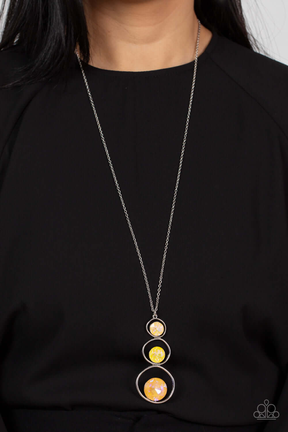 Paparazzi Accessories ❋Celestial Courtier - Yellow Necklace❋ Flat Rate Ship $4.50❋ - Image #2