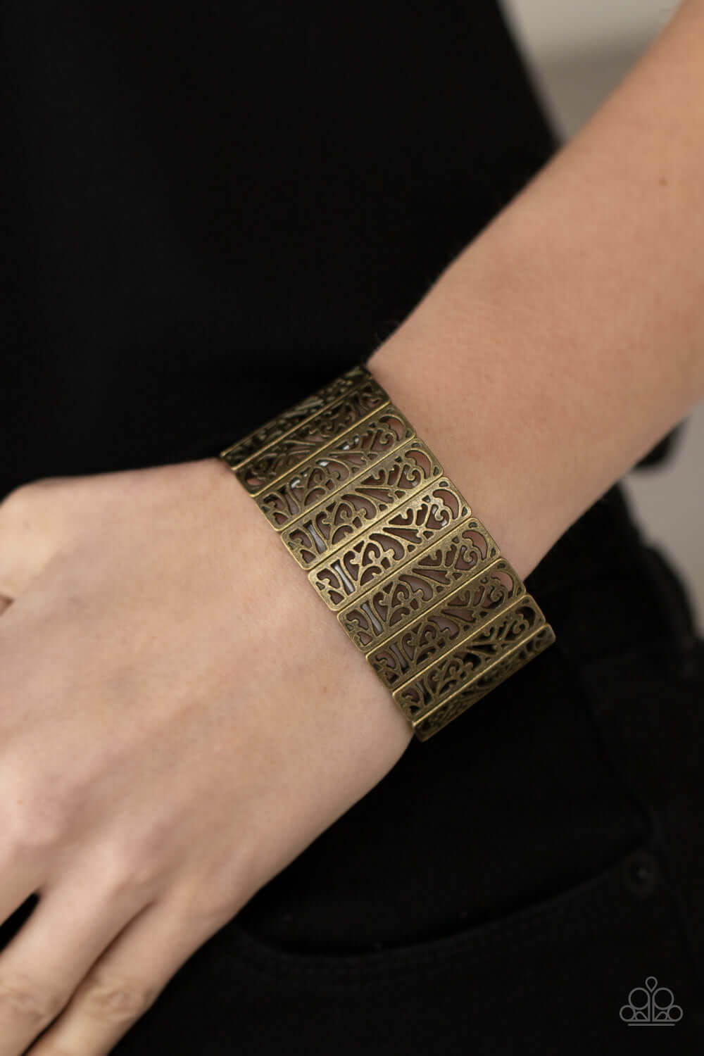 Paparazzi Accessories ❋Ornate Orchards - Brass Bracelet❋ Flat Rate Ship $4.50❋ - Image #2