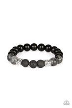 Load image into Gallery viewer, brought-to-you-by-blingflingbykat-mantra-black-bracelet-paparazzi-accessories-
