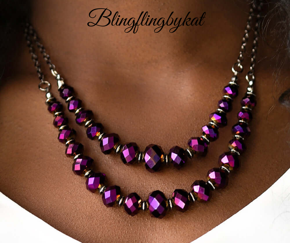 Paparazzi Accessories ❋Strikingly Spellbinding - Purple Necklace❋ Flat Rate Ship $4.50❋ - Image #3