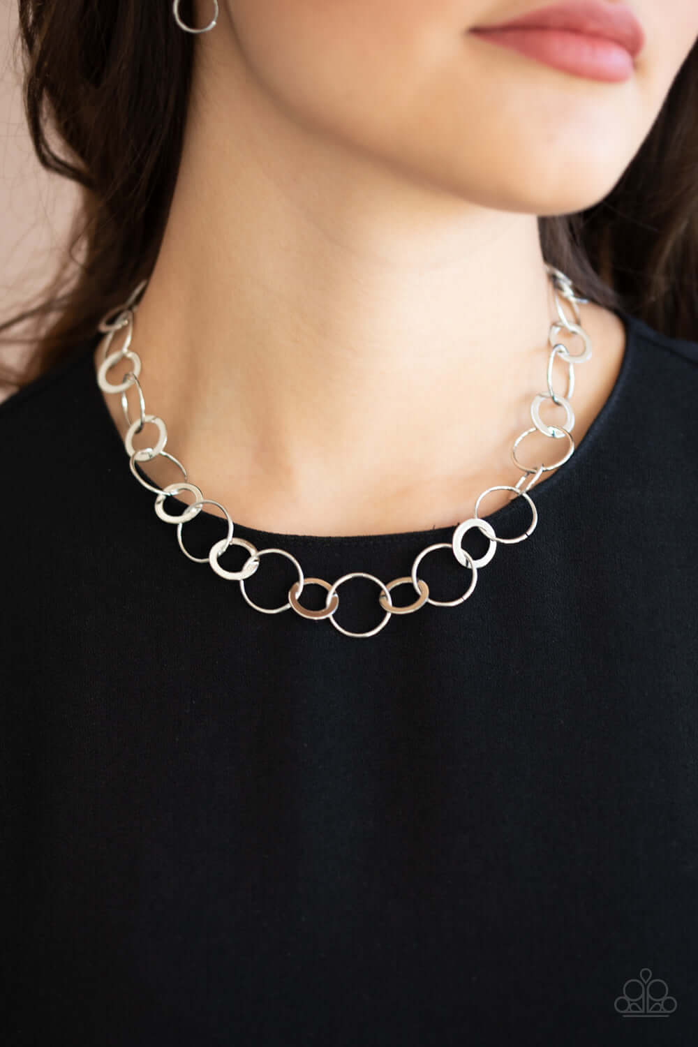 Paparazzi Accessories ❋Revolutionary Radiance - Silver Necklace❋ Flat Rate Ship $4.50❋ - Image #2