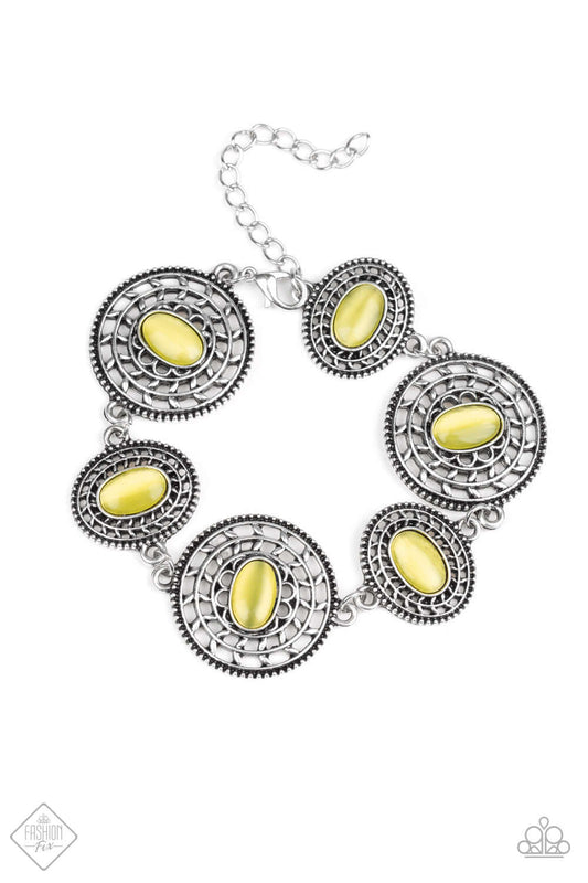 brought✽to✽you✽by✽blingflingbykat✽everything-is-vine-yellow-bracelet✽paparazzi-accessories