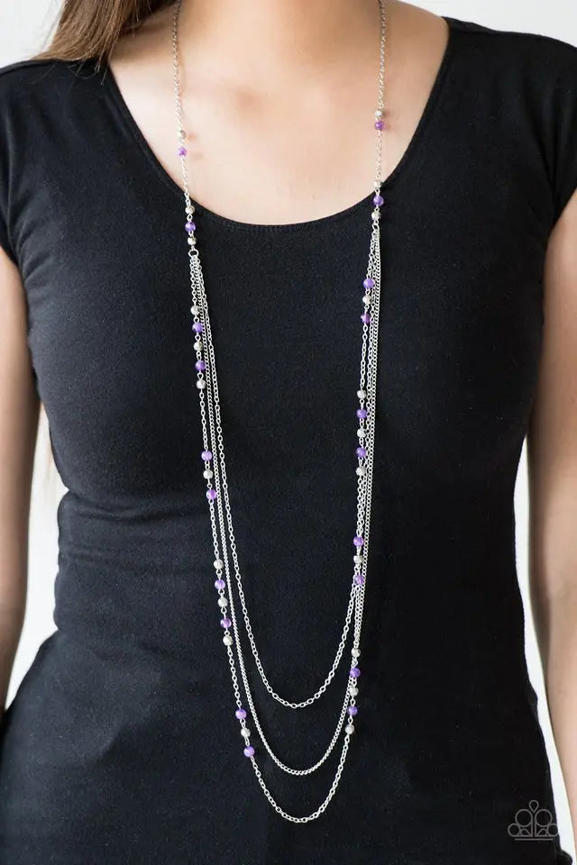 Paparazzi Accessories ❋Colorful Cadence - Purple Necklace❋ Flat Rate Ship $4.50❋ - Image #2