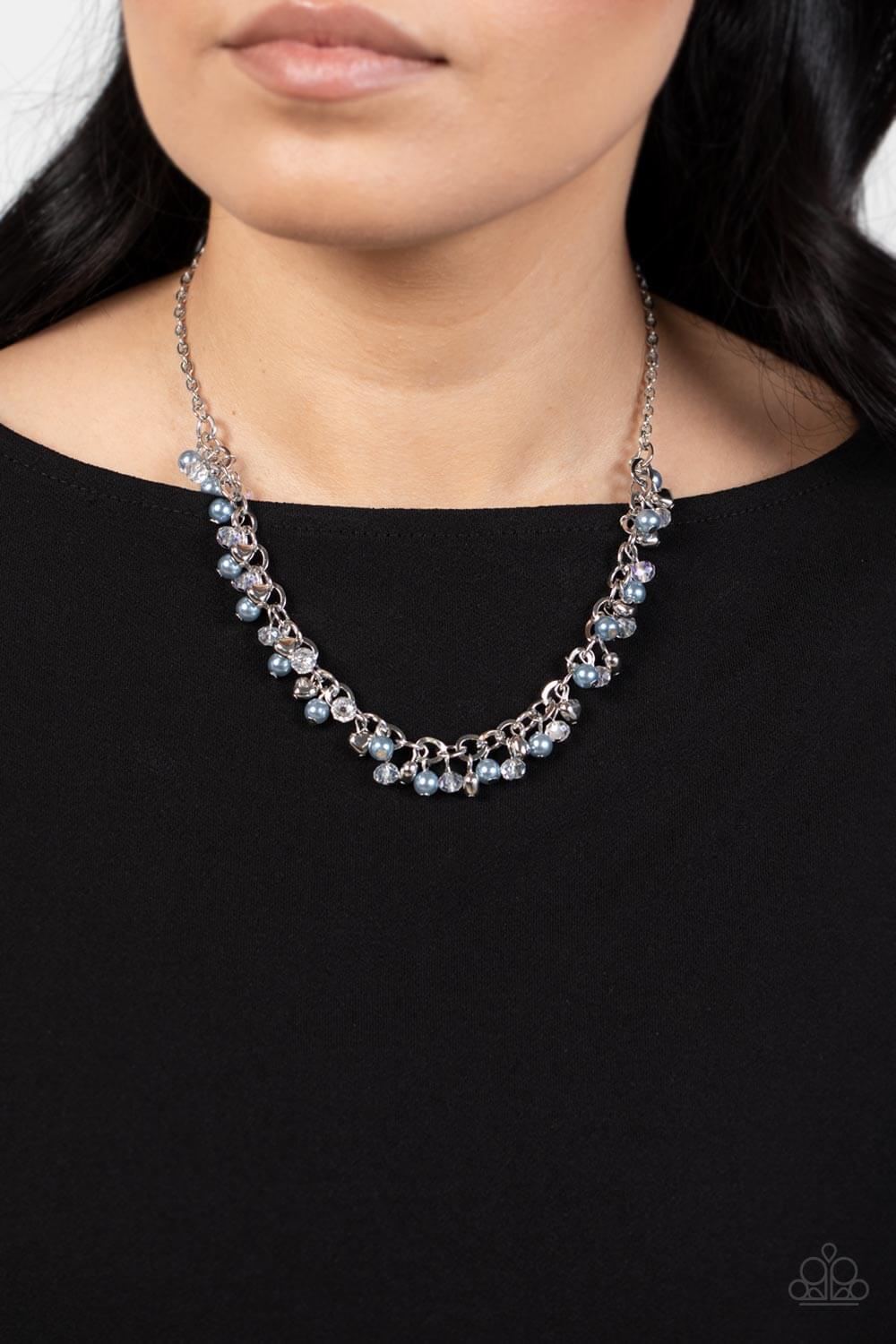Paparazzi Accessories ❋Soft-Hearted Shimmer - Blue Necklace❋ Flat Rate Ship $4.50❋ - Image #2