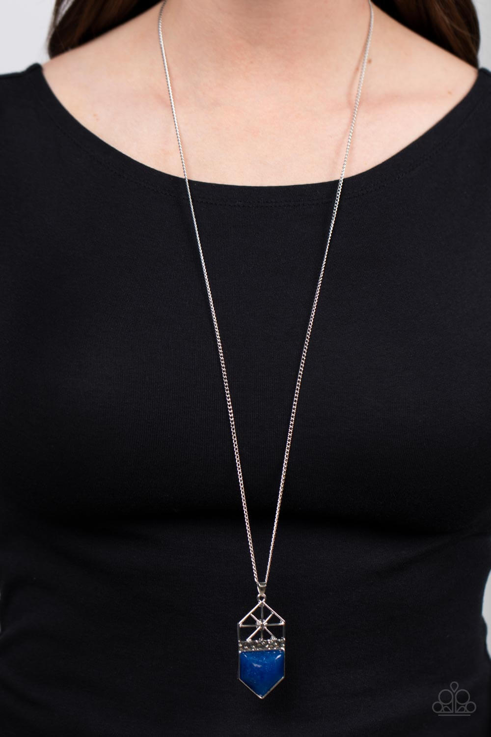 Paparazzi Accessories ❋Trailblazing Talisman - Blue Necklace❋ Flat Rate Ship $4.50❋ - Image #2