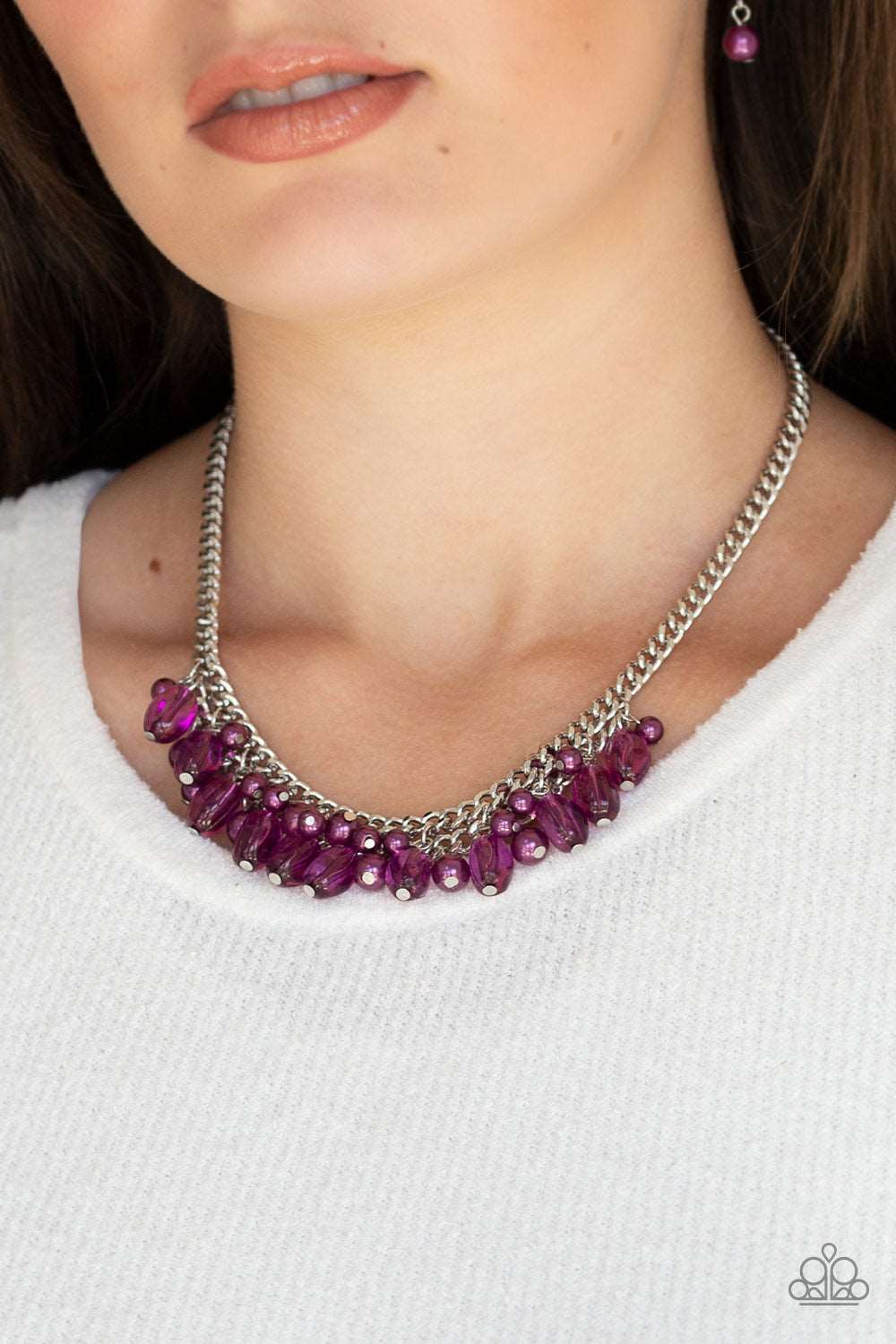 Paparazzi Accessories ✽ 5th Avenue Flirtation - Purple Necklace✽Flat Rate Ship $4.50✽