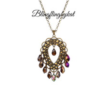 Load image into Gallery viewer, Paparazzi Accessories ✽ Teasable Teardrops - Brass Multi Necklace ✽ Flat Rate Ship $4.50✽ - Image #3
