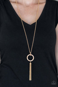Paparazzi Accessories ✽ Straight To The Top - Gold Necklace✽Flat Rate Ship $4.50✽ - Image #2