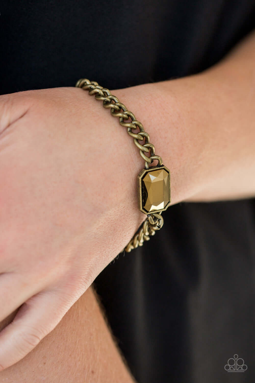 Paparazzi Accessories ✽ Command and CONQUEROR - Brass Bracelet✽Flat Rate Ship $4.50✽ - Image #2