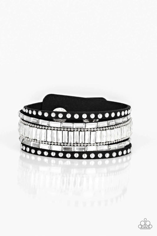 brought✽to✽you✽by✽blingflingbykat✽rock-star-rocker-black-bracelet✽paparazzi-accessories