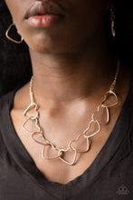 Load image into Gallery viewer, Paparazzi Accessories ✽ Unbreak My Heart - Rose Gold Necklace✽Flat Rate Ship $4.50✽
