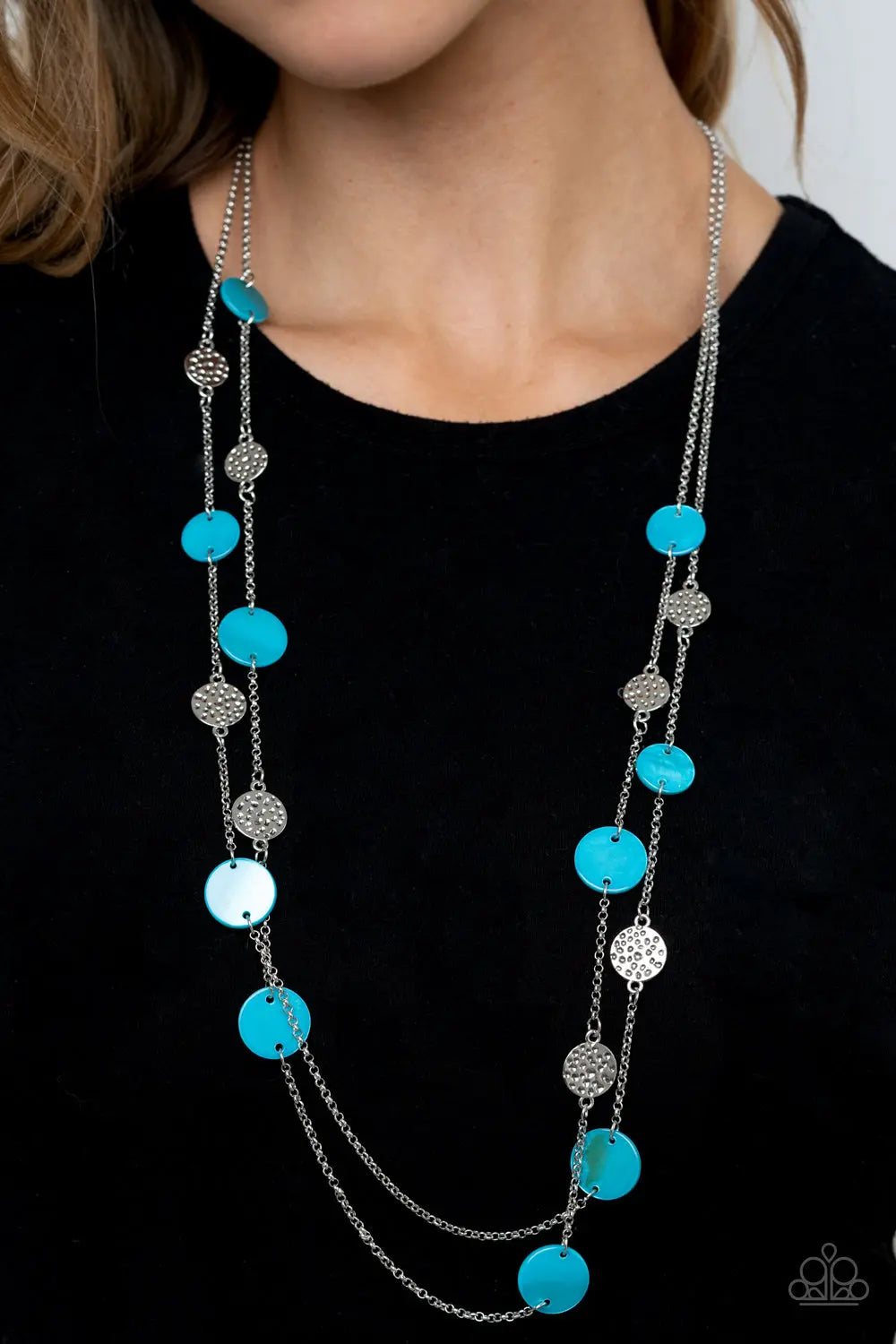 Paparazzi Accessories ✽ Ocean Soul - Blue Necklace✽Flat Rate Ship $4.50✽ - Image #2