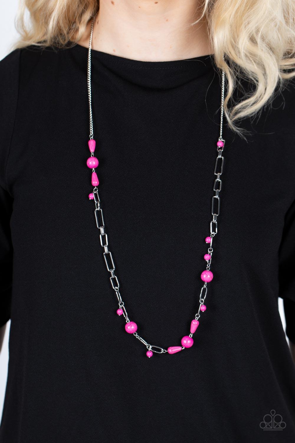 Paparazzi Accessories ❋Desert Journey - Pink Necklace❋ Flat Rate Ship $4.50❋ - Image #2