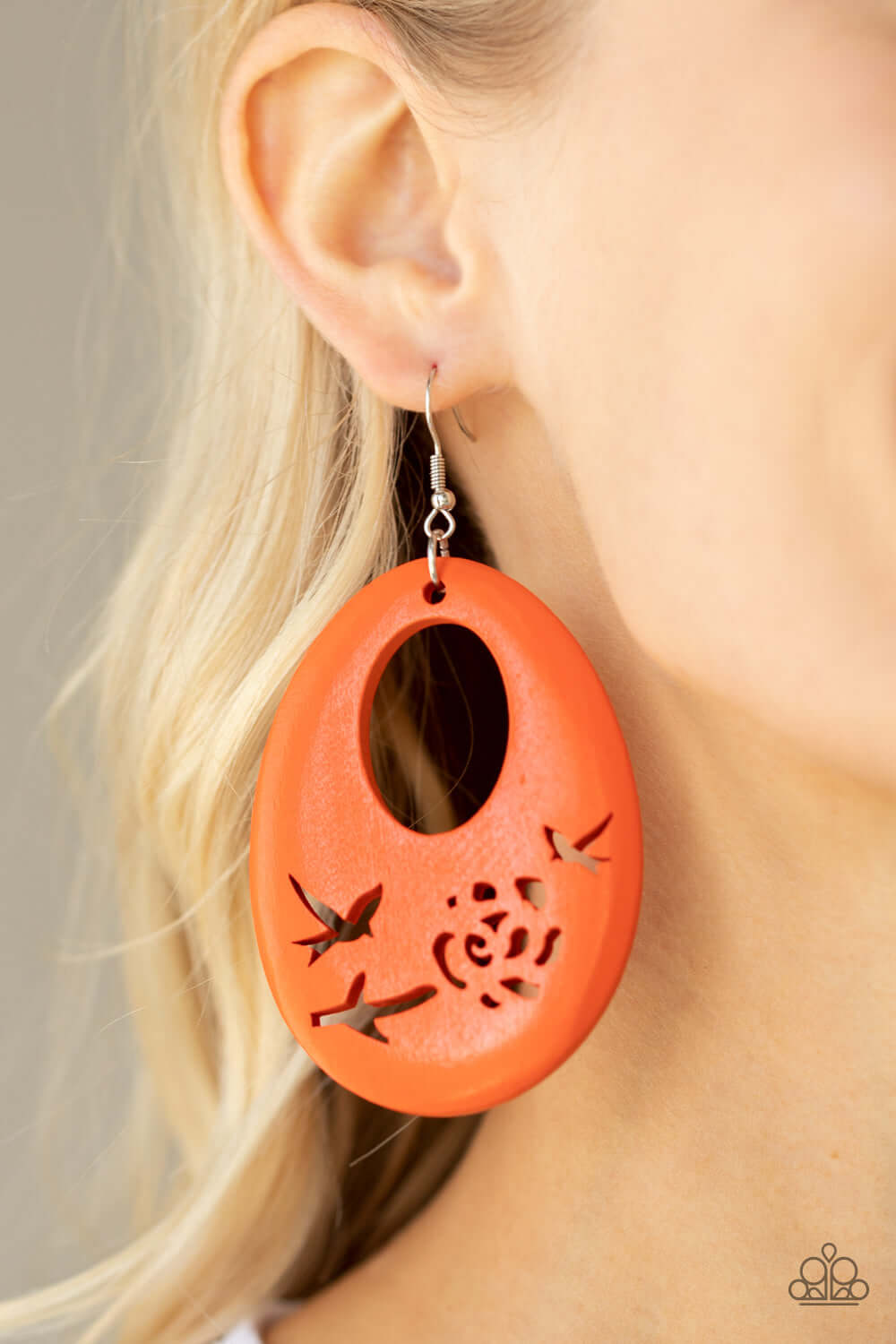 Paparazzi Accessories ❋Home TWEET Home - Orange Earrings❋ Flat Rate Ship $4.50❋ - Image #2