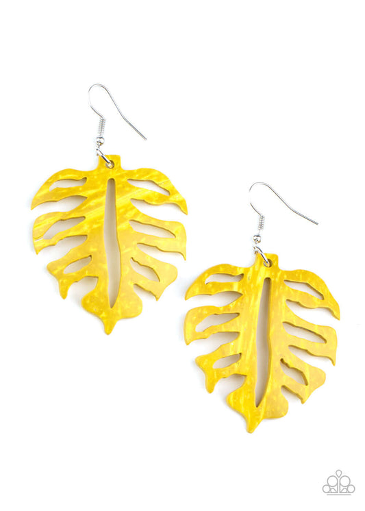 brought✽to✽you✽by✽blingflingbykatshake-your-palms-palms-yellow-earrings✽paparazzi-accessories