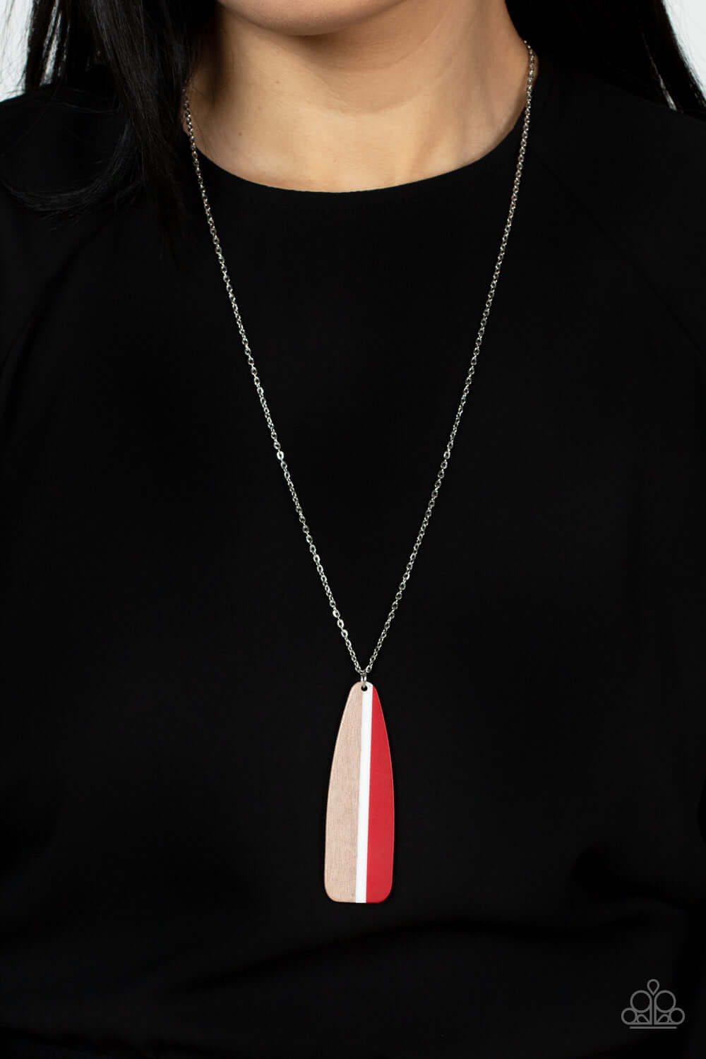 Paparazzi Accessories ❋Grab a Paddle - Red Necklace❋ Flat Rate Ship $4.50❋ - Image #2