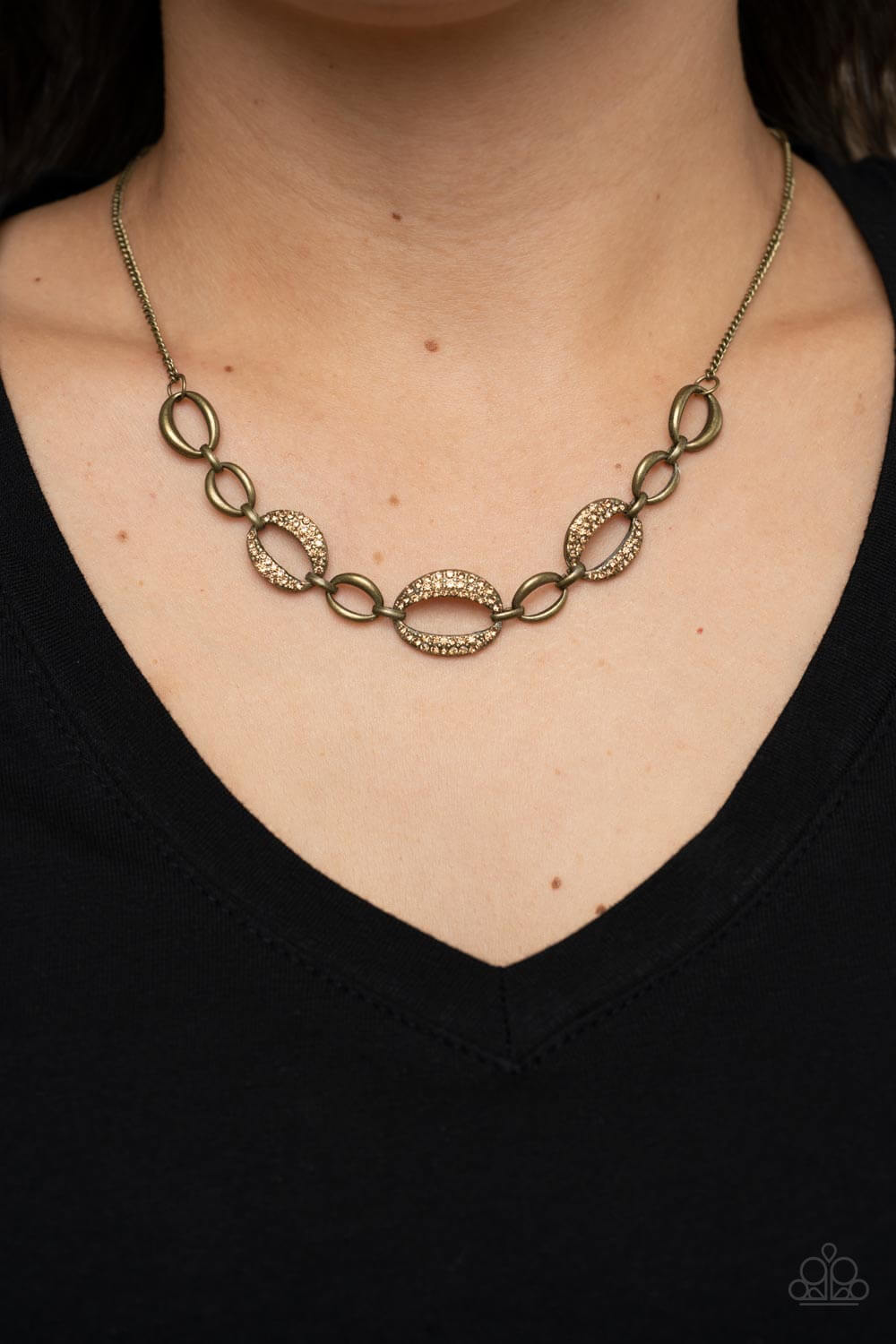 Paparazzi Accessories ❋The Only Game in Town - Brass Necklace❋ Flat Rate Ship $4.50❋ - Image #2