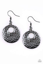 Load image into Gallery viewer, brought✽to✽you✽by✽blingflingbykat✽a-taste-for-texture-black-earrings✽paparazzi-accessories
