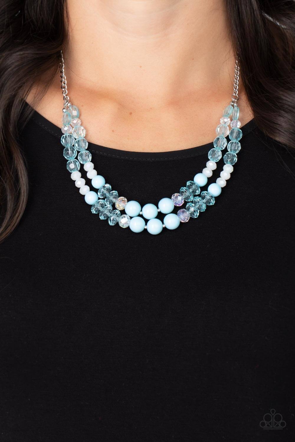 Paparazzi Accessories ❋Vera-CRUZIN - Blue Necklace❋ Flat Rate Ship $4.50❋ - Image #2