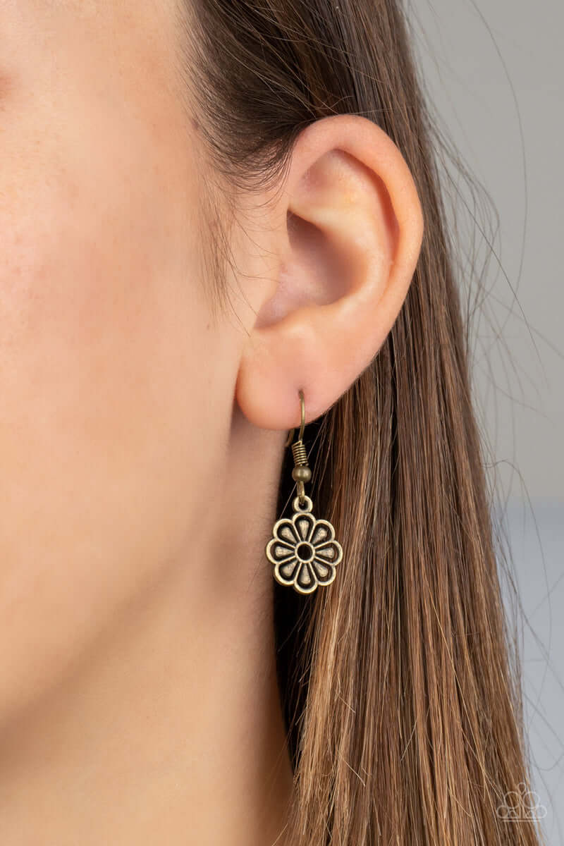 Paparazzi Accessories ❋Meadow Masquerade - Brass Necklace❋ Flat Rate Ship $4.50❋ - Image #3