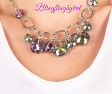 Load image into Gallery viewer, Paparazzi Accessories ❋Rhinestone River - Multi Necklace❋ Flat Rate Ship $4.50❋ - Image #2
