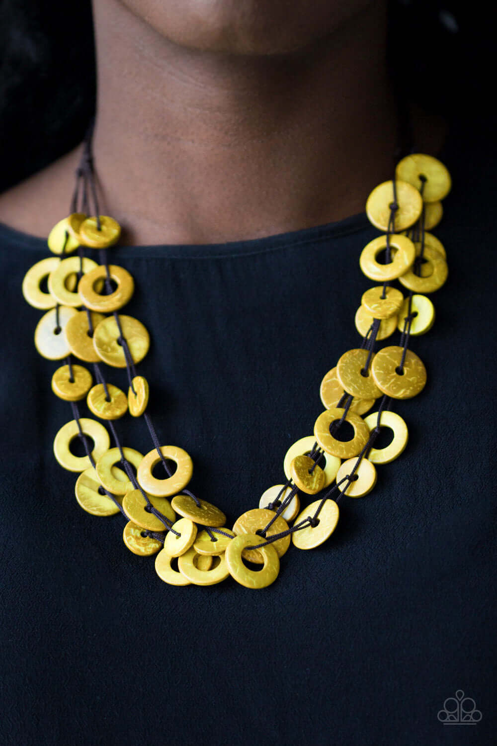 Paparazzi Accessories ✽ Wonderfully Walla Walla - Yellow Necklace✽Flat Rate Ship $4.50✽ - Image #2