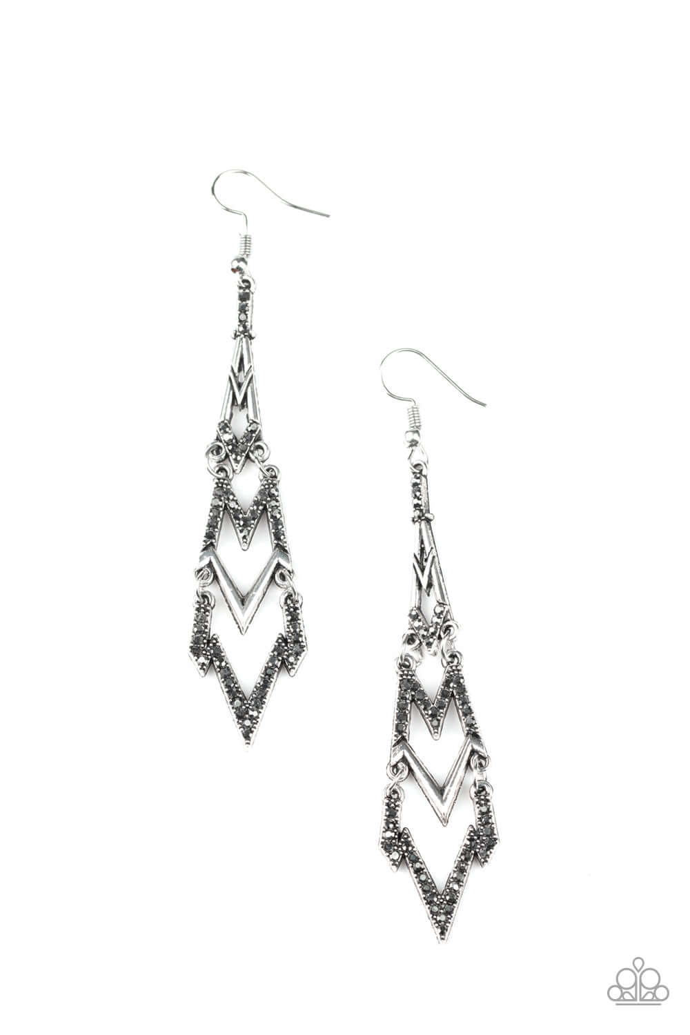 brought✽to✽you✽by✽blingflingbykat✽electric-shimmer-silver-earrings✽paparazzi-accessories