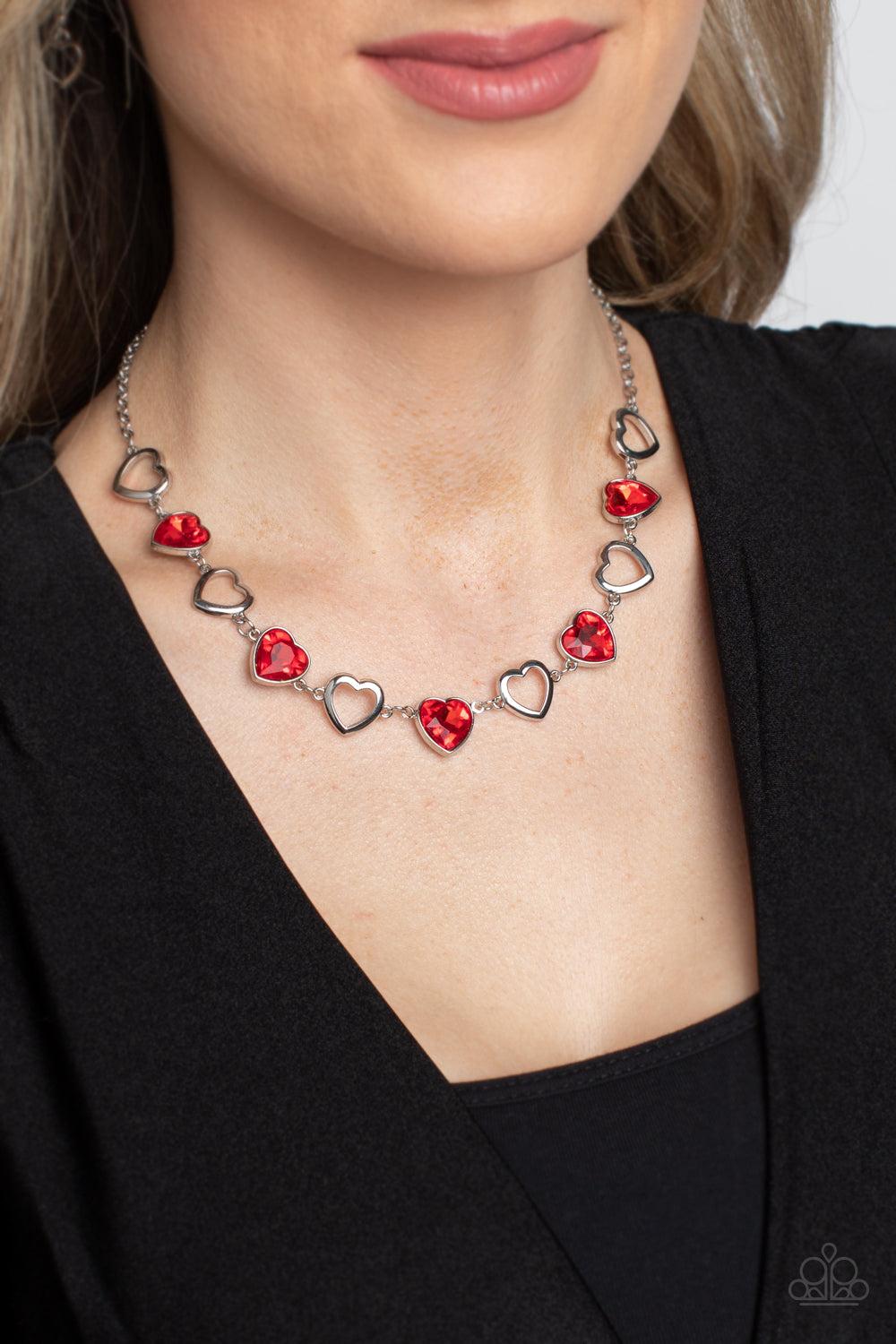 Paparazzi Accessories ❋Contemporary Cupid - Red Necklace❋ Flat Rate Ship $4.50❋ - Image #2