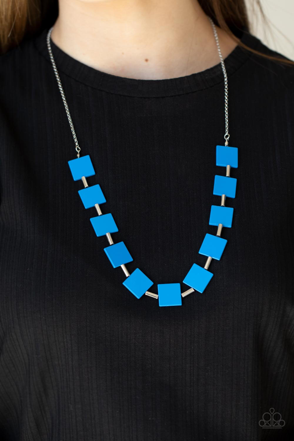 Paparazzi Accessories ❋Hello, Material Girl - Blue Necklace❋ Flat Rate Ship $4.50❋ - Image #2