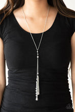 Load image into Gallery viewer, Paparazzi Accessories ❋Timeless Tassels - Silver Necklace❋ Flat Rate Ship $4.50❋ - Image #2
